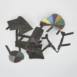 CHARLES ARNOLDI (1946-), AMERICANVENICE #11, 1988Cast and assembled bronze with dry pigments