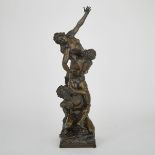 AFTER GIAMBOLOGNA (ITALIAN, C.1529-1608)THE RAPE OF THE SABINE WOMEN19th century patinated bronze