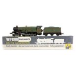 Wrenn Railways OO gauge GW Castle class 4-6-0 tender locomotive ‘Devizes Castle’ (W2222). RN 7002 in