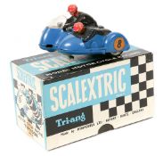 A scarce original 1960’s Scalextric ‘Model Motor Cycle Racing’ series Typhoon (MM/81). Racing