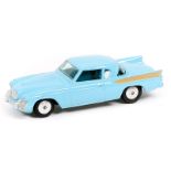 Corgi Toys Studebaker Golden Hawk (211). An example in light blue with gold rear wing flashes and