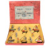 A rare Timpo ‘Knights in Armour Gift Set. Comprising 12 Knights of the Round Table, 6 mounted –