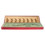 A 1930’S Britains set ‘The Kings African Rifles’ set No.225.  Comprising 8 soldiers in tropical