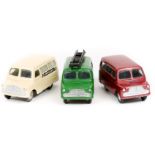 3 Corgi Toys Bedford CA. All early split screen examples – Utilecon Ambulance (412) in cream with ‘