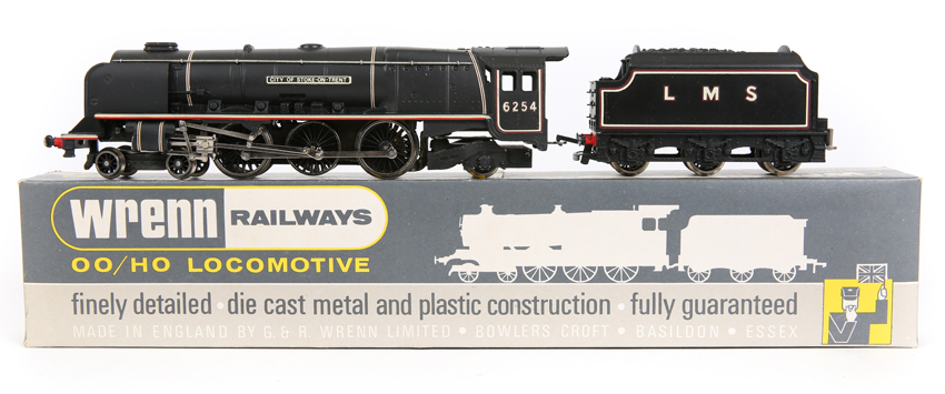 Wrenn Railways OO gauge LMS Coronation class 4-6-2 tender locomotive ‘City of Stoke-On-Trent’ (