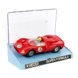 A 1970’s Scalextric ‘Super Formula’ series Ferrari 330 P4S (101274). In Italian racing red, RN5,