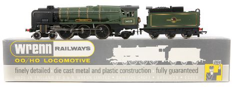 Wrenn Railways OO gauge BR West Country class tender locomotive 4-6-2 ‘Eddystone’ (W2239). RN