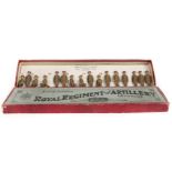 A Britains set ‘British Soldiers Royal Regiment of Artillery (Gunners) No.1730. Comprising 7