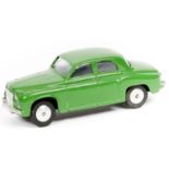 Corgi Toys Rover 90 (204M). An example in dark green with flat spun wheels. Mint. See internet