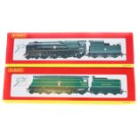 2 Hornby Railways OO gauge 4-6-2 tender locomotives. Southern Railways West Country class ‘Blackmoor