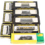 A quantity of ‘N’ gauge Locomotives and freight wagons. A Minitrix BR LMR 2MT 2-6-2 tank