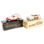 2 Brooklin Models. BRK 16 1935 Dodge Van-1987 ACD Museum/Kruse International in cream and red