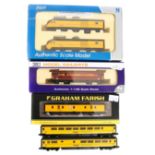 A Small quantity of N gauge model railway. Dapol set – 2 HST power cars RN43014/43062 motorised