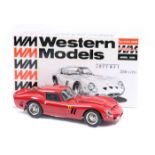 A Western Models 1:24 scale Ferrari 250GTO sports car (WF6). Fully detailed and finished example,