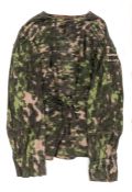 A rare Waffen SS “blurred” pattern camouflage reversible smock, elasticated waist band and cuffs,