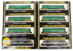 A quantity of Graham Farish ‘N’ gauge Locomotives and Rolling Stock. 2x BR Railfreight - class 90