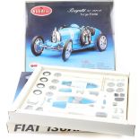 2 Italian produced ‘REVIVAL’ of Bologna 1:20 scale metal racing car kits. A 1924/26 Type 35