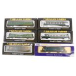 A small quantity of Graham Farish/Dapol N gauge railway. Including 2 diesel locomotives - a class 33