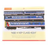 A Hornby Railways OO gauge Train Pack NSE 4 VEP class 432/1 (R2947). Comprising NSE 4VEP 423/1