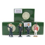 12 King & Country figures. 6x Nelsons Navy – NN1 Admiral Lord Nelson, NN2 Captain Hardy, NN3 Ship’