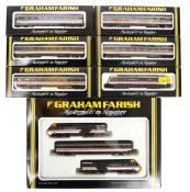 A quantity of Graham Farish ‘N’ gauge Locomotives and Rolling Stock. A BR Intercity HST 125 set,