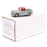A KENNA Models white metal model of a Standard Vanguard Pick-Up No.32. In grey and red “Massey