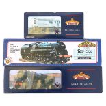 3 Bachmann Model Railways OO gauge locomotives. A WD 2-8-0 Austerity class tender locomotive (32-