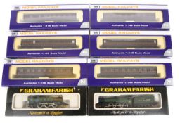 A quantity of ‘N’ gauge Locomotives and Rolling Stock. 2 Graham Farish GWR locomotives- a Hall class