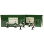 2 King & Country sets. Leibstandarte – LAH6 1 of 2 and 2 of 2 – 11 Piece Band formed of 6 players