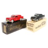 2 Brooklin Models. BRK 29x 1953 Kaiser Manhattan for Rotterdam DeLuxe Model Cars. In black with
