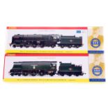 2 Hornby Railways OO gauge BR 4-6-2 tender locomotives. Britannia class ‘Oliver Cromwell (R2565)