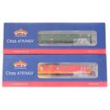 2 Bachmann Model Railways OO gauge class 419/MLV (Motor Luggage Van). Royal Mail in bright red/