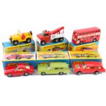 6 Matchbox Superfast. No71 Wreck Truck in red and white ‘ESSO’ livery, with green windows. No72