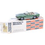 A Western Models WP109Z 1983 Aston Martin Volante. An example in metallic green with light brown