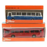 2 TEKNO Coaches. One a Mercedes-Benz 0302 (950) in blue and white with blue interior. Plus a