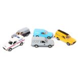 30 Corgi Ford Escort vans. Liveries include- 2x British Telecom, Wiltshire Fire Service, all with