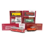 12 BEMO HOE/HOM Locomotive, Rail car and freight rolling stock. A RhBGe 2/4 213 electric