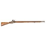 A scarce 42” 10 bore Dublin Castle short land pattern Brown Bess flintlock musket, 58½” overall,