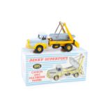 French Dinky Supertoys Camion Unic Multibenne Marrel (895). In yellow and light grey livery,