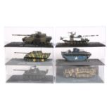 10 Altaya 1:72 scale Military Vehicles. A t-55A Polish Army Prague (Czechoslovakia) 1968. B LVT (