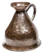 A large beehive shaped copper grog jug from HMS Euryalus, a 5th rate warship present at the battle