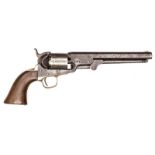 A 6 shot .36” Colt Model 1851 Navy percussion revolver, number 102779 (1861) on all parts (not