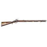 A scarce Volunteer officer’s .65" Baker type flintlock rifle, by Fenton, London, 46½” overall,