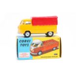 Corgi Toys Volkswagen Pick-Up (431). In yellow with red interior and red rear plastic canopy. Boxed.