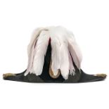 A late 19th Century Staff officer’s cocked hat, bullion tassels fore and aft, loop of four bullions,