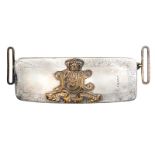 A Vic officer’s silver flapped pouch of the Leicestershire Yeomanry Cavalry (Prince Albert’s Own),