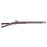 A scarce .65" Pattern 1800/15 Baker flintlock infantry rifle, 46" overall, barrel 30" with faint