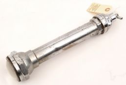 A diver’s chromium plated brass torch, marked “Siebe Gorman & Co Ltd, Makers, London. Patented