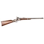 A .50” Sharp’s New Model 1859 breech loading percussion carbine, number 62929, the barrel with