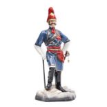 A Michael Sutty painted porcelain figure “Colonel Walter Fane, 19th Bengal Lancers (Fane’s Horse)